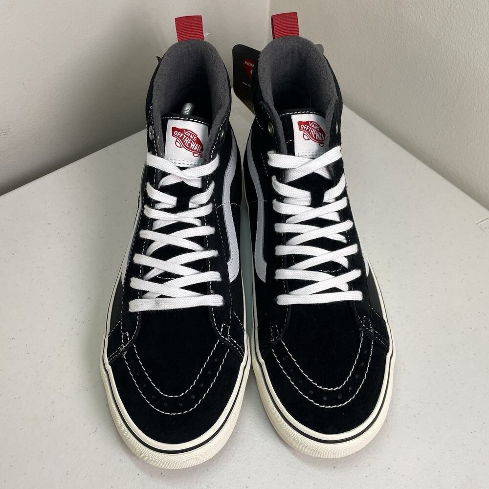 Vans MTE Men’s Size 10.5 Shoes Sk8 Hi Black White Boots New with Tags Cold Lined - Picture 6 of 10
